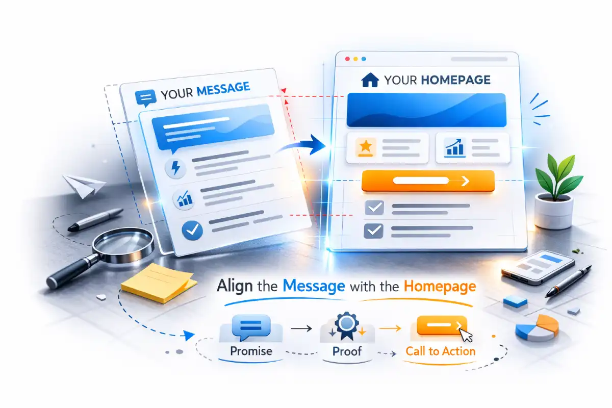 The Message Match Fix: Why Your Outreach Doesn’t Convert (Even If Your Website Looks Fine)