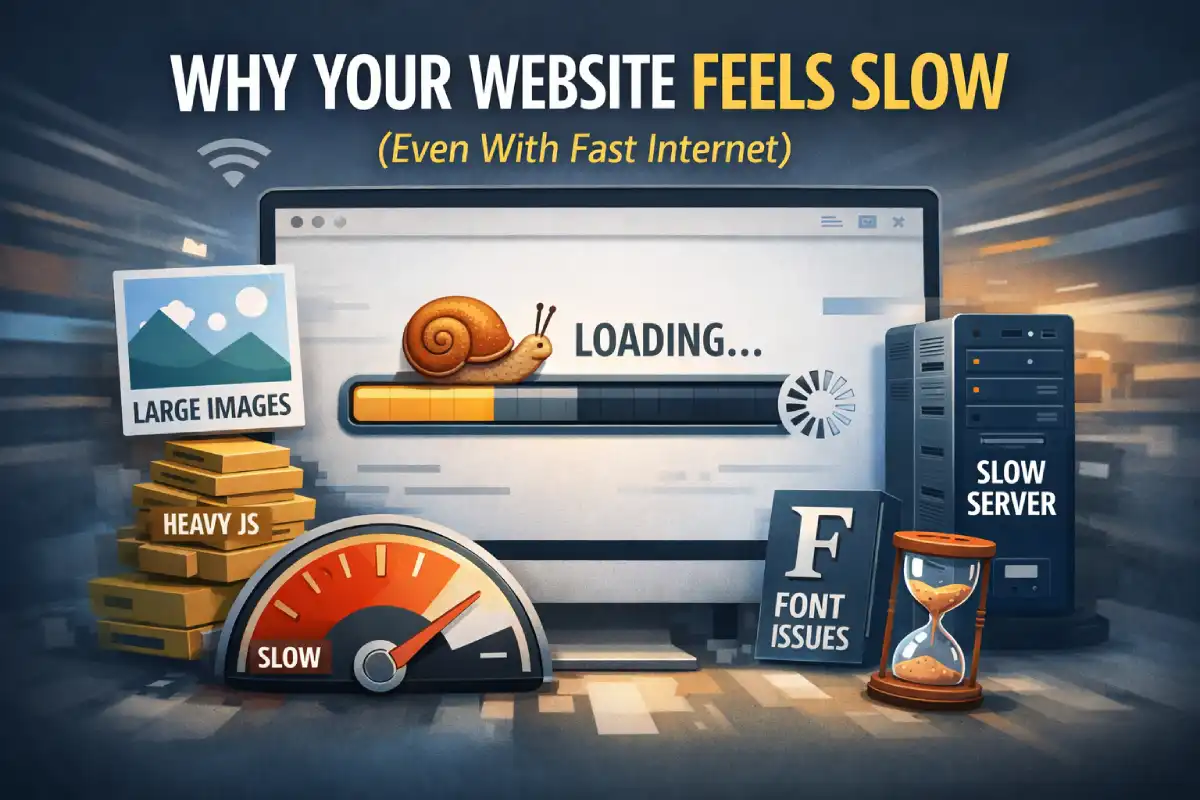 Why Your Website Feels Slow (Even With Fast Internet)