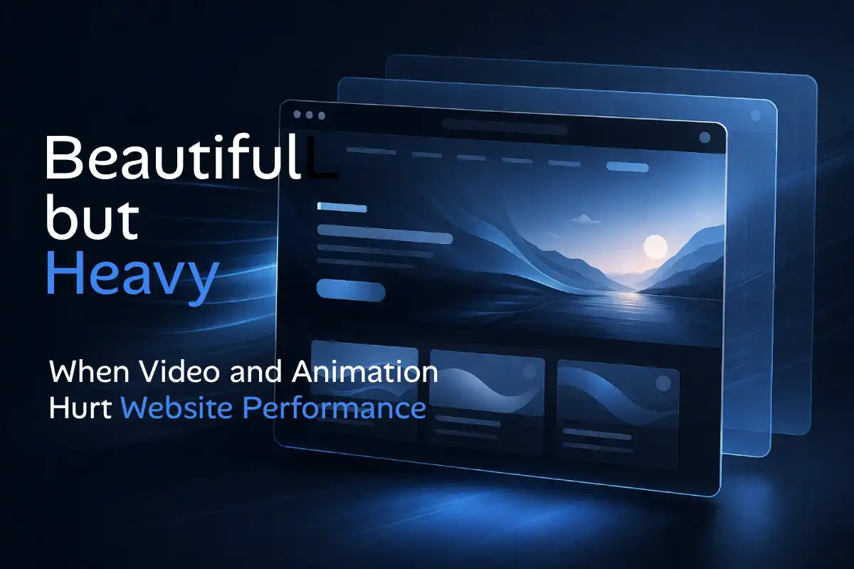 Beautiful but Heavy: When Video and Animation Hurt Website Performance