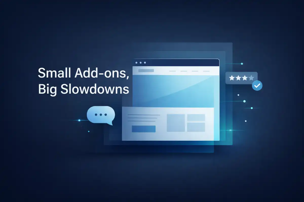 Why Your Website Is Slow After Adding Chat Widgets, Tracking Pixels, and “Just One More Tool”