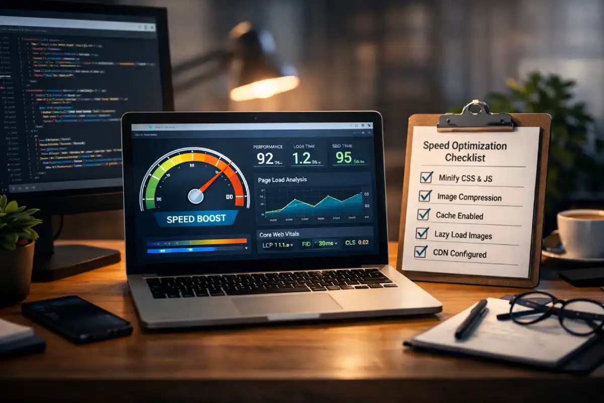 Website speed fix checklist preview